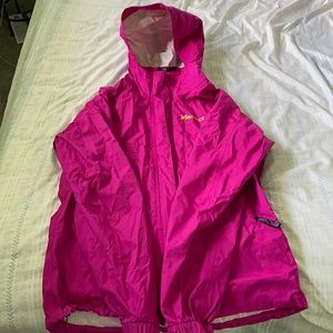 Pink rain cold very light